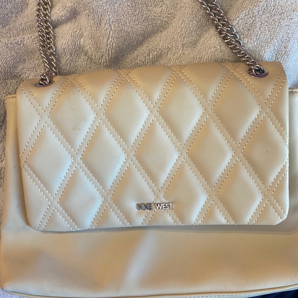 Pearl Nine West chain strap bag